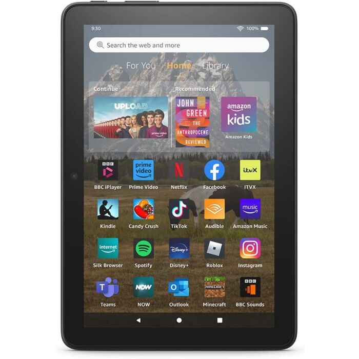 Amazon Fire HD 8 tablet - 32GB Storage, with ads, Black (2022 Release)