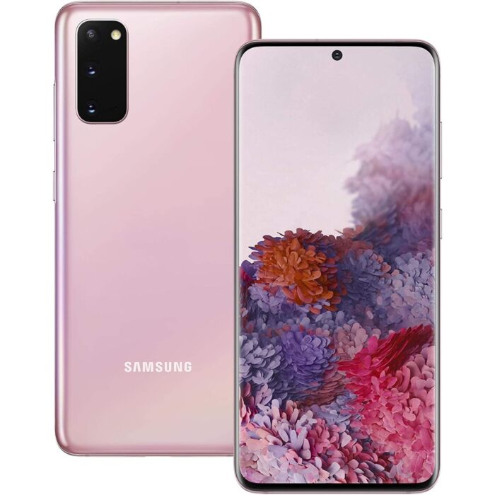 Samsung Galaxy S20 Smartphone - 4G, 8GB RAM, 128GB Storage, Cloud Pink
