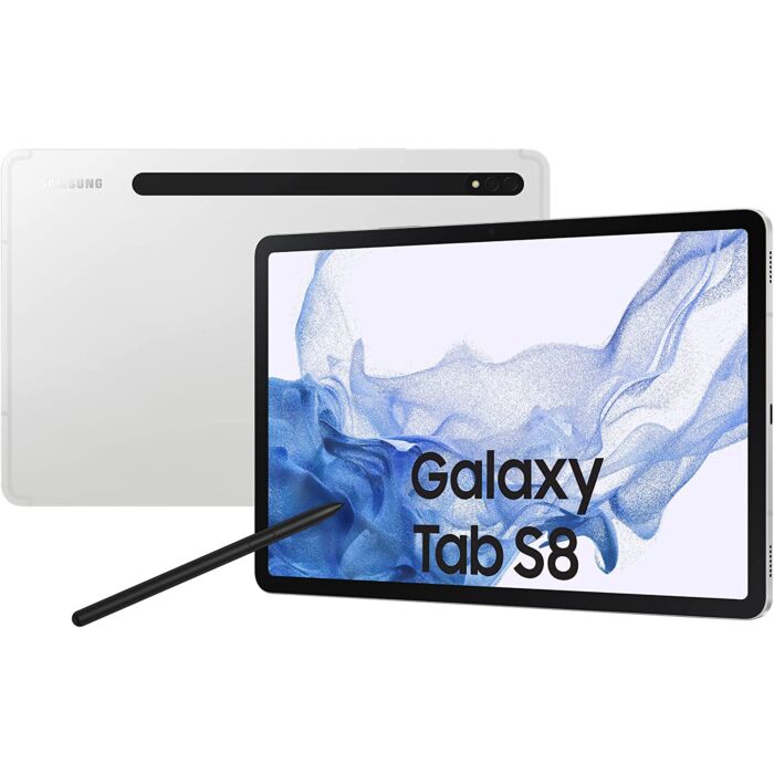 SAMSUNG GALAXY TAB S8  - 11" 128GB STORAGE, 8GB RAM, Silver WIFI