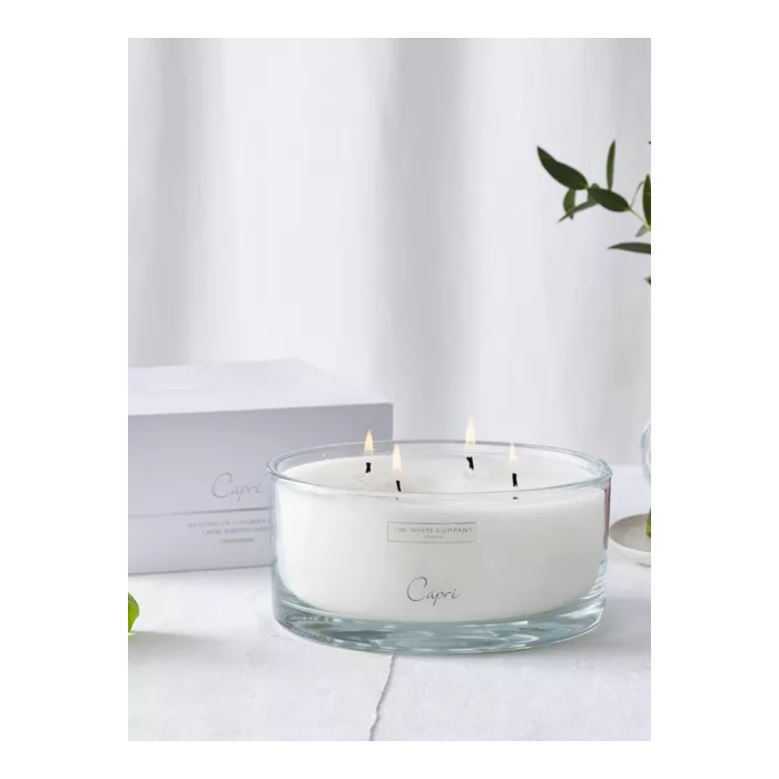 The White Company Capri Large Scented Candle 740g