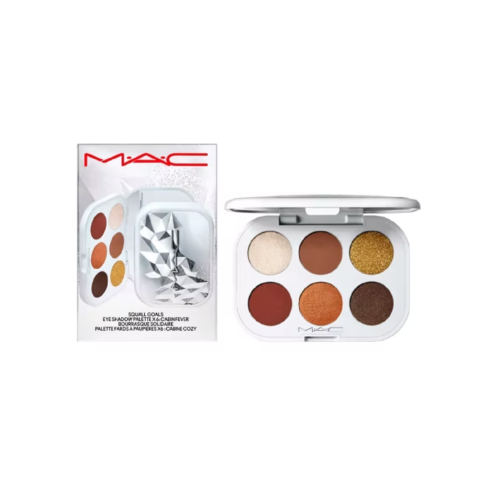 Mac Squall Goals Eye Shadow Palette x6  Cabin Fever  6.25g