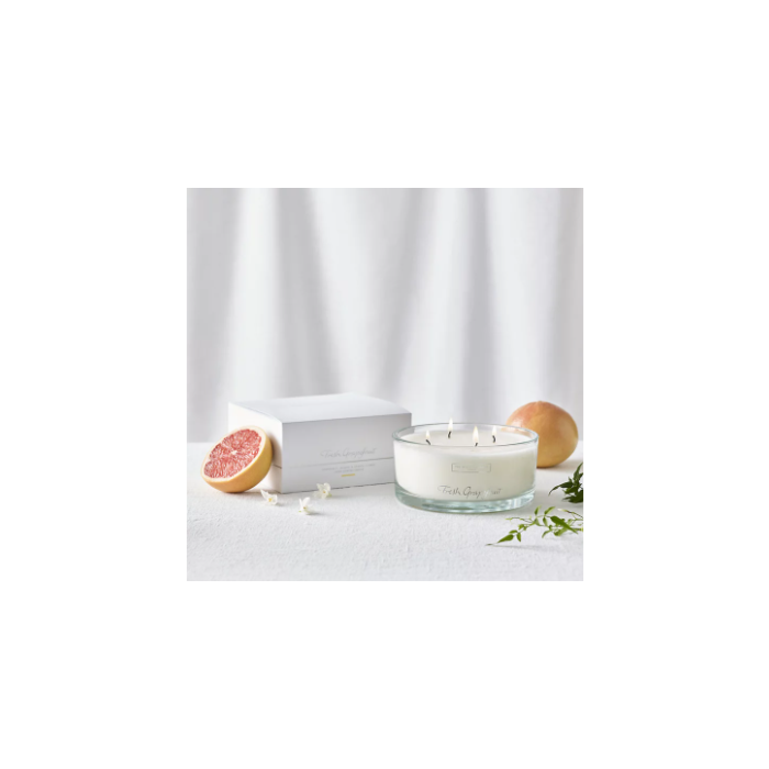 The White Company  Fresh Grapefruit Large Candle Fresh Grapefruit Jasmine & Orange Flower Scented Candle 710g