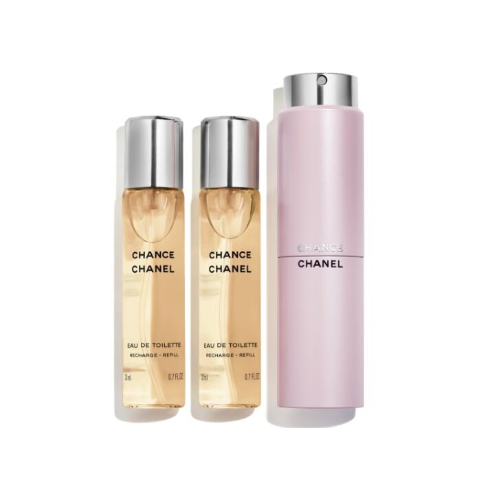 Chanel Chance Eau De Toilette Twist And Spray 3x20ml 