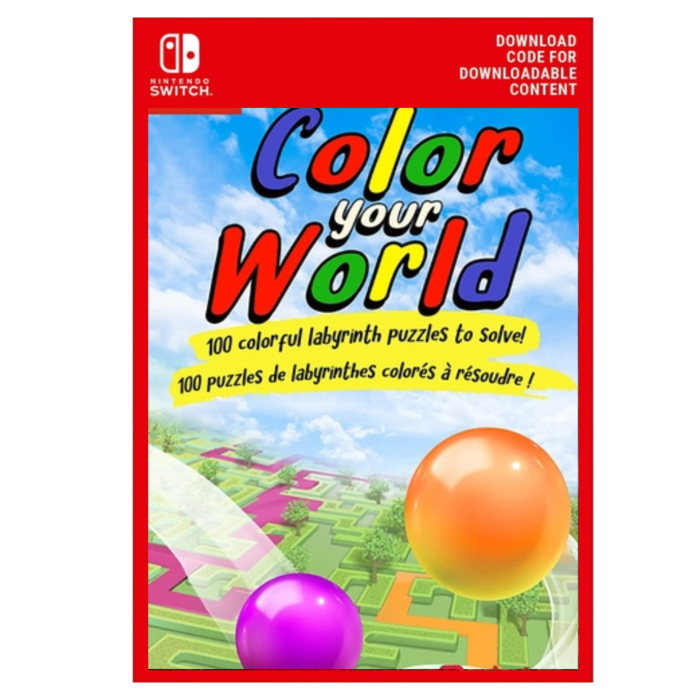 Color Your World Nintendo Switch Instant Digital Download