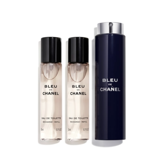 Chanel Bleu de Chanel Refillable Eau De Toilette Travel Spray, 3 x 20ml