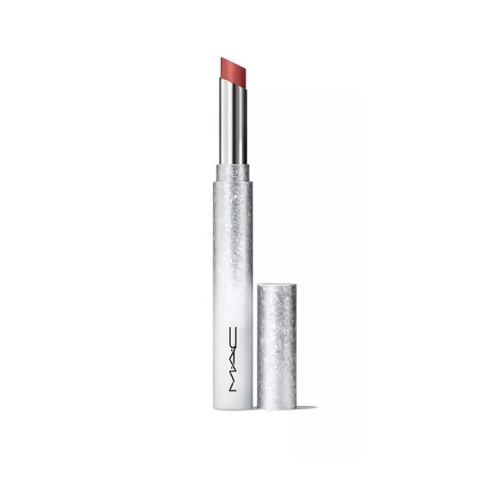 Mac  Powder Kiss Velvet Blur Slim Lip Stick 2g - Shade : Peppery Pink
