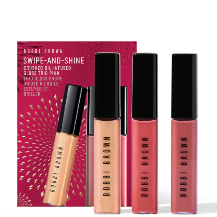 Bobbi Brown Swipe and Shine Crushed Oil-Infused Gloss Trio - Pink