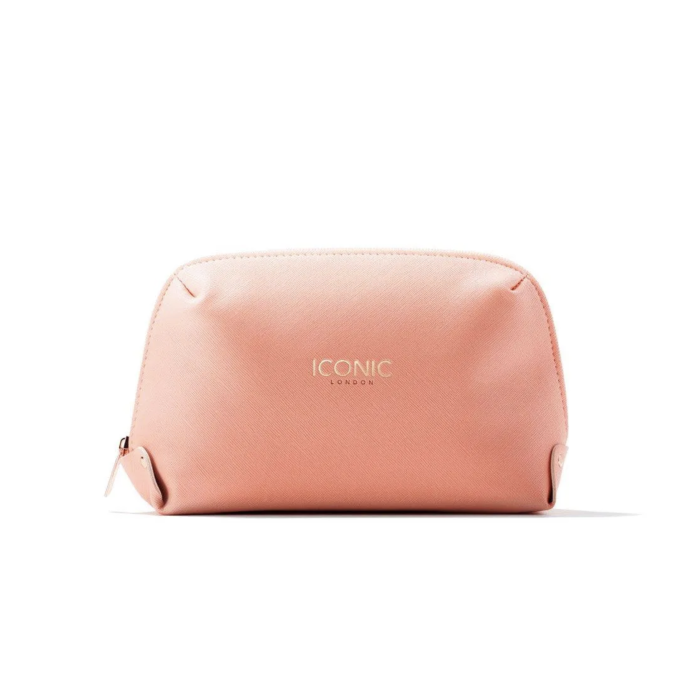Iconic London Medium Cosmetic Bag - Pink