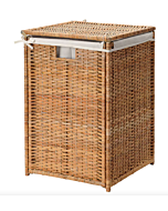 BRANÄS Laundry basket with Lining - Rattan