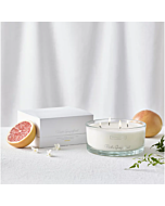 The White Company  Fresh Grapefruit Large Candle Fresh Grapefruit Jasmine & Orange Flower Scented Candle 710g