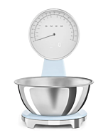 SMEG 50's Style Analogue and digital Kitchen Scale Pastel Blue