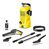 Karcher K2 Car 1400W Pressure Washer with Car Cleaning Accessory Bundle