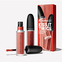 Mac Kiss It Twice Powder Kiss Liquid Duo 2X5ml - Shade : Orange
