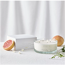 The White Company  Fresh Grapefruit Large Candle Fresh Grapefruit Jasmine & Orange Flower Scented Candle 710g