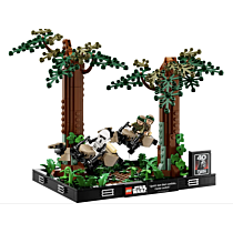 Lego Star Wars Endor Speeder Chase Diorama