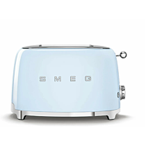 SMEG 50's Style 2 Slice, 2 Slot Toaster Gloss Pastel Blue