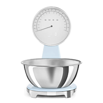 SMEG 50's Style Analogue and digital Kitchen Scale Pastel Blue