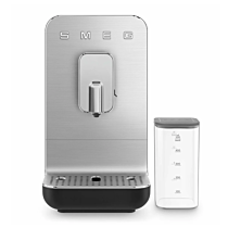 SMEG Collezione Bean To Cup Coffee Machine with Integrated Milk System, Matte Black