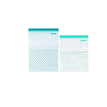 IKEA ISTAD ZigZag Trading Ltd - Plastic bag Turquoise/light turquoise 30 pack